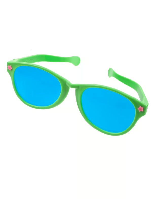 Kostümzubehör Brille riesig grün