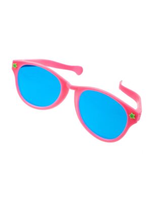 Kostümzubehör Brille riesig pink