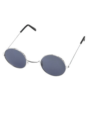 Kostümzubehör Brille rund schwarz