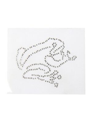Kostümzubehör Bügelbild Frosch aus Strass