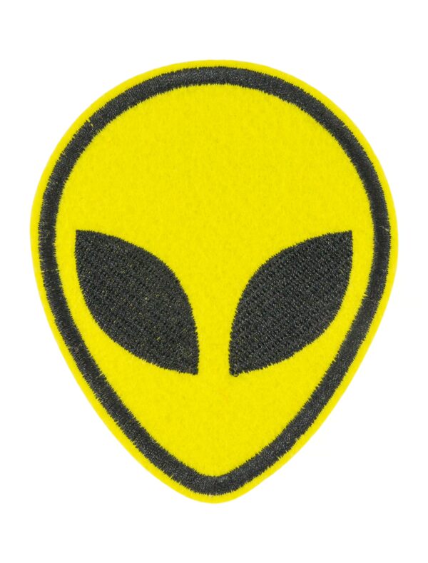 Kostümzubehör Bügelpatch Alien 9