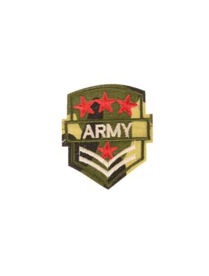 Kostümzubehör Bügelpatch Army Wappen Farbe: camouflage