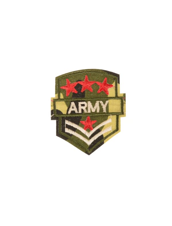Kostümzubehör Bügelpatch Army Wappen Farbe: camouflage