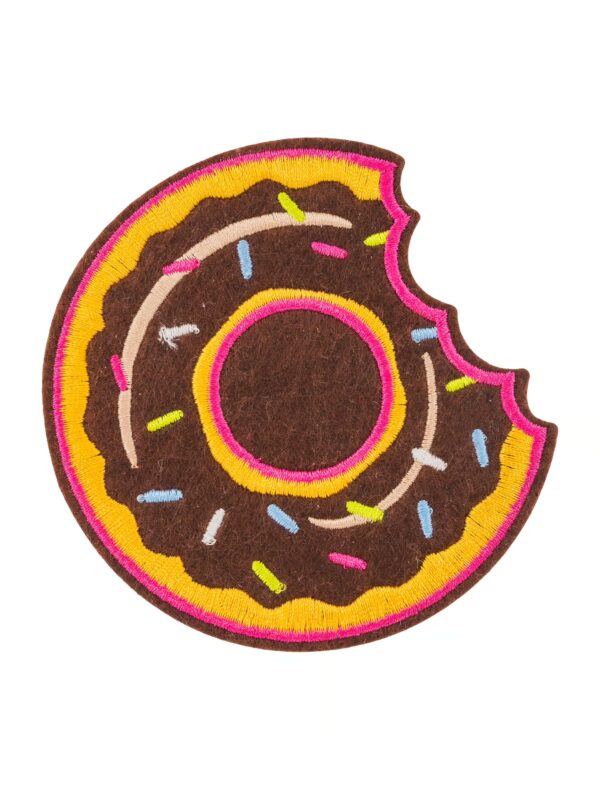 Kostümzubehör Bügelpatch Donut 9