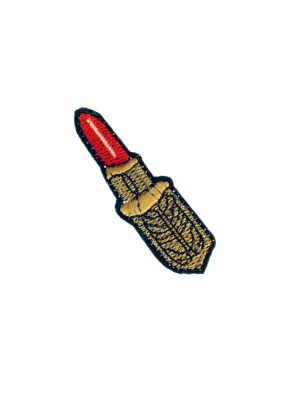 Kostümzubehör Bügelpatch Lippenstift 7