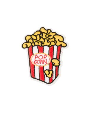 Kostümzubehör Bügelpatch Popcorn Farbe: mehrfarbig