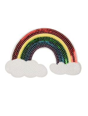Kostümzubehör Bügelpatch Regenbogen Farbe: rainbow
