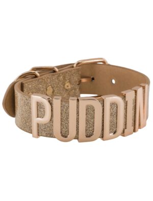 Kostümzubehör Choker Puddin mit Schnalle Damen gold