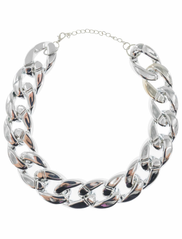 Kostümzubehör Choker silber