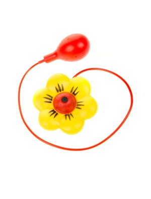 Kostümzubehör Clown Spritzblume Farbe: rot/gelb