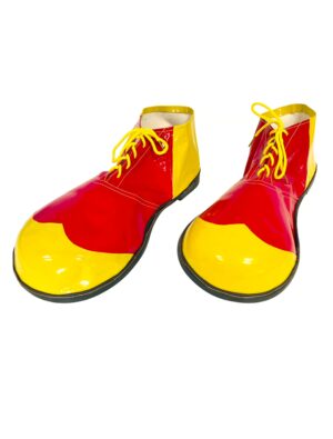 Kostümzubehör Clownschuhe gelb/rot