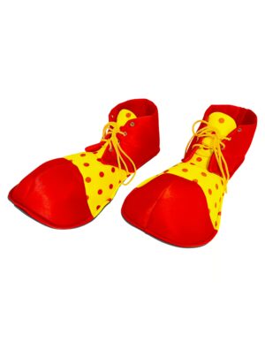 Kostümzubehör Clownschuhe rot/gelb