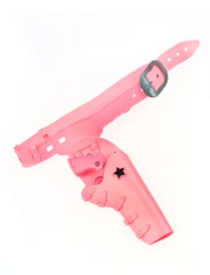 Kostümzubehör Coltgürtel Jesse Pink 1 Tasche