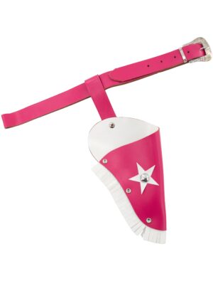 Kostümzubehör Coltgürtel Lefa 1 Tasche pink