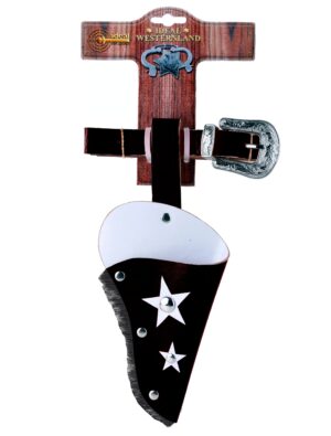 Kostümzubehör Coltgürtel Wild Earp 1 Holster schwarz