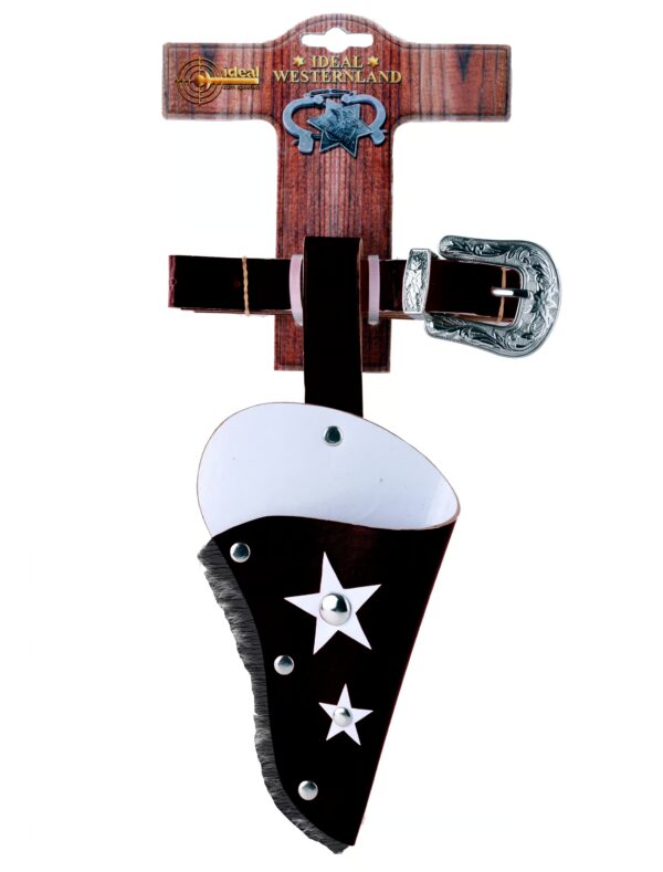 Kostümzubehör Coltgürtel Wild Earp 1 Holster schwarz