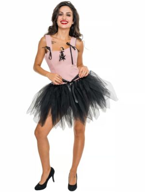 Kostümzubehör Corsage Hexenzauber Damen rosa S/M