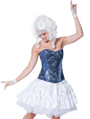 Kostümzubehör Corsage blue Denim S Farbe:
