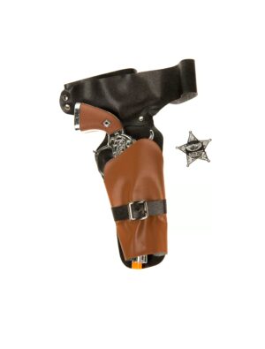Kostümzubehör Cowboy Set 3-tlg. Farbe: braun/schwarz