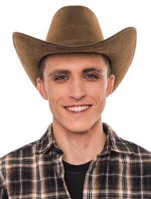 Kostümzubehör Cowboyhut Chuck braun