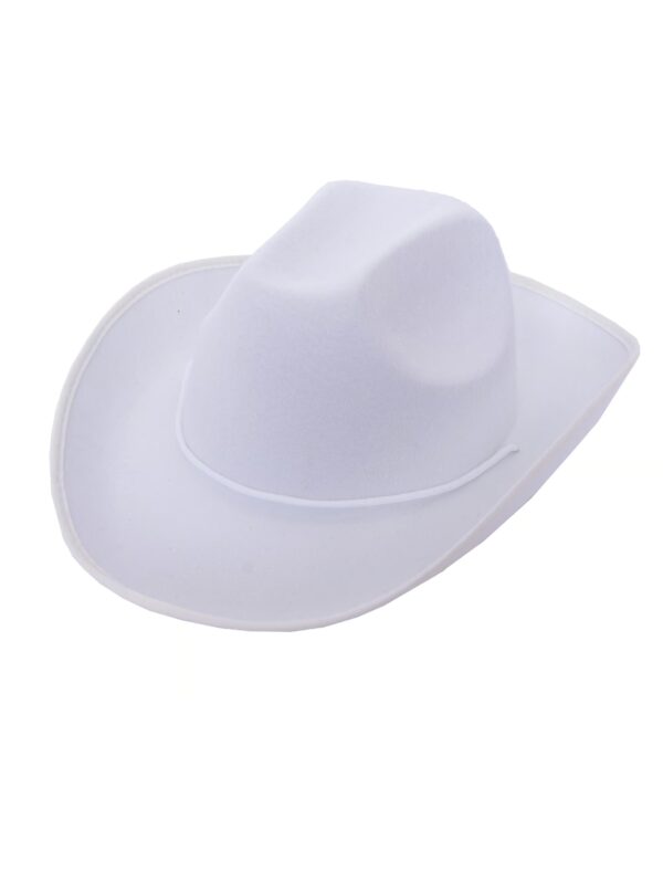 Kostümzubehör Cowboyhut Filz weiß 59