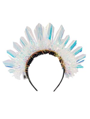 Kostümzubehör Cowboyhut Pailletten Damen bunt Farbe: bunt