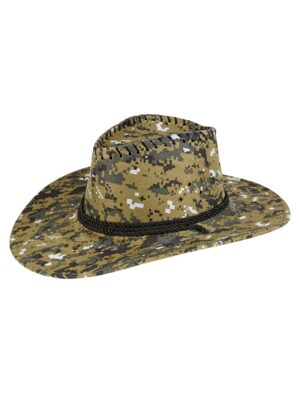 Kostümzubehör Cowboyhut Pixel camouflage