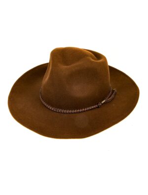 Kostümzubehör Cowboyhut Wollfilz braun 61