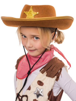 Kostümzubehör Cowboyhut braun