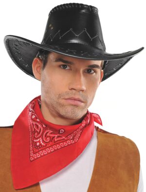 Kostümzubehör Cowboyhut schwarz