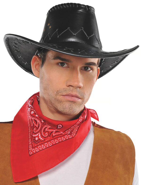 Kostümzubehör Cowboyhut schwarz