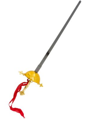 Kostümzubehör Degen 56cm Farbe: gold