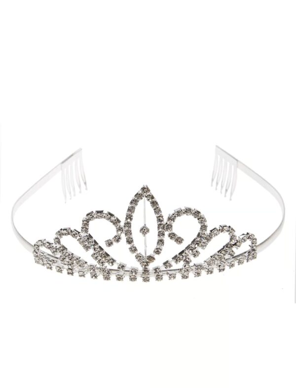 Kostümzubehör Diadem Elisabeth silber