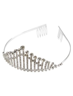 Kostümzubehör Diadem Louisa Strass Farbe: silber