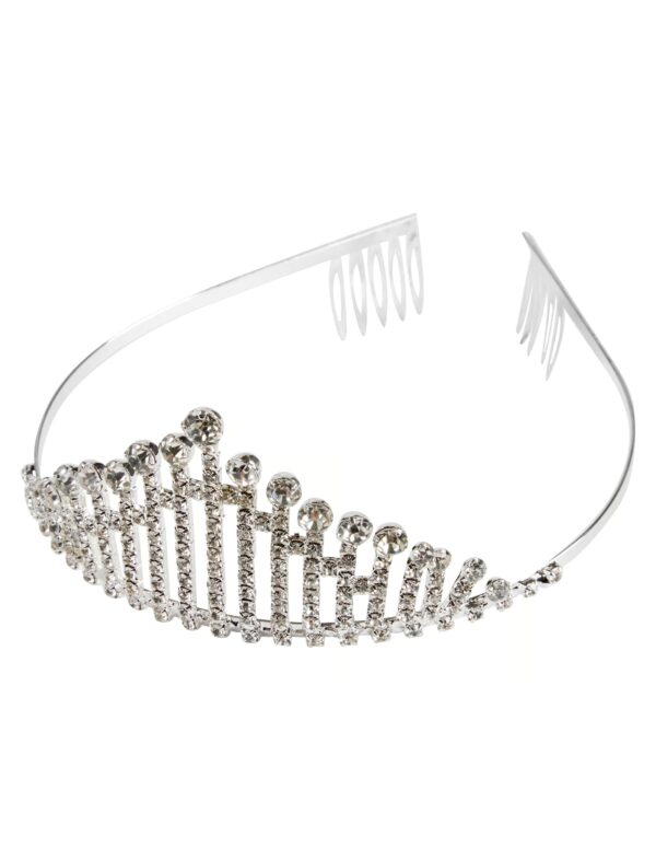 Kostümzubehör Diadem Louisa Strass Farbe: silber
