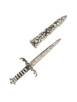 Kostümzubehör Dolch klein mit Scheide 24