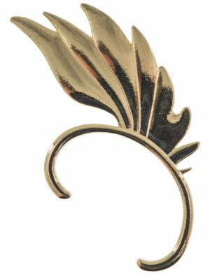 Kostümzubehör Earcuff Flügel gold
