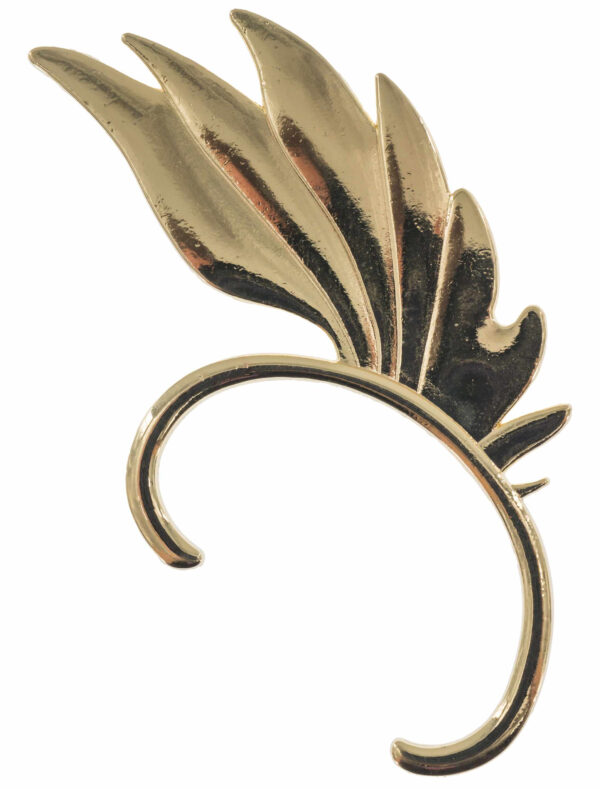 Kostümzubehör Earcuff Flügel gold