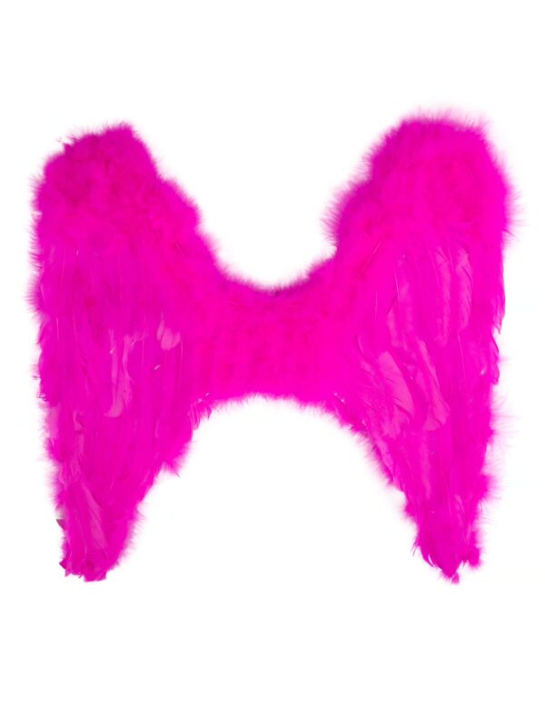 Kostümzubehör Engelsflügel pink klein 40 x 40 cm