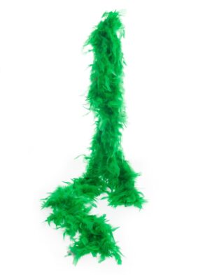 Kostümzubehör Federboa 60g 180cm grün