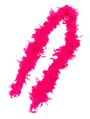 Kostümzubehör Federboa 60g 180cm neonpink