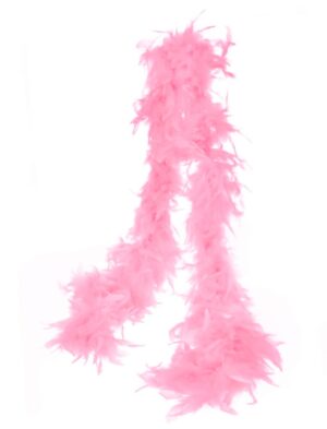 Kostümzubehör Federboa 60g 180cm rosa