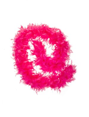 Kostümzubehör Federboa de luxe 115g 180cm pink
