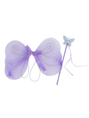 Kostümzubehör Feen-Set 2-tlg. Kinder lila