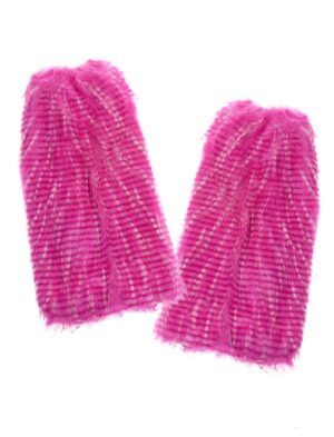 Kostümzubehör Fellstulpen neonpink one size