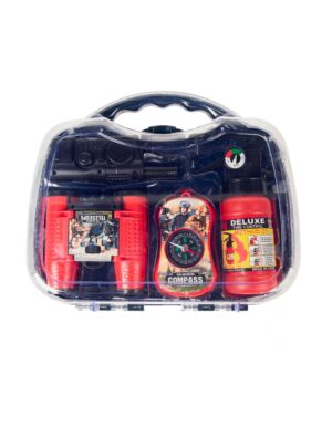 Kostümzubehör Feuerwehr-Set im Koffer Farbe: mehrfarbig