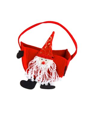 Kostümzubehör Filztasche Weihnachtsmann Farbe: rot