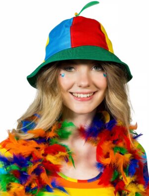 Kostümzubehör Fischerhut mit Propeller bunt one size Farbe: bunt