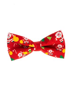 Kostümzubehör Fliege Weihnachten rot