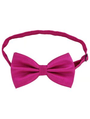 Kostümzubehör Fliege mit Webmuster pink